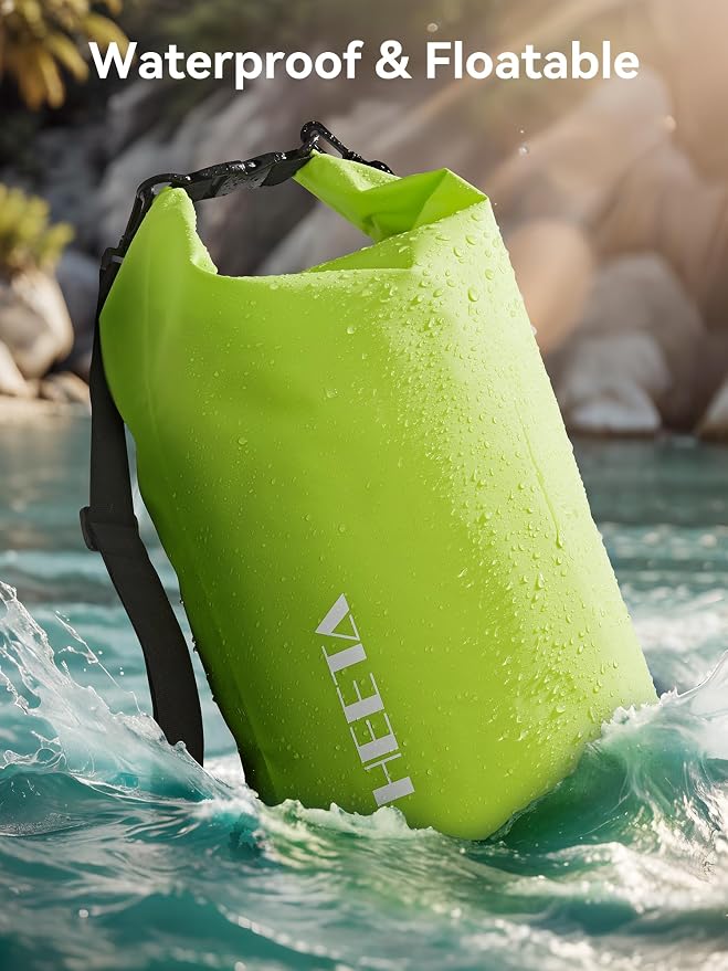 HEETA Waterproof Dry Bag for Women Men, 5L/10L/20L/30L/40L Roll Top Lightweight - Image 3