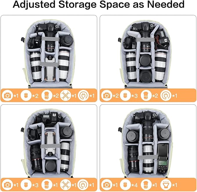 MOSISO Camera Backpack, DSLR/SLR/Mirrorless Photography Camera Bag 15-16 inch - Image 3