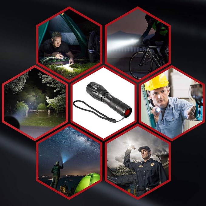 PeakPlus Rechargeable Tactical Flashlight LFX1000 - Image 7
