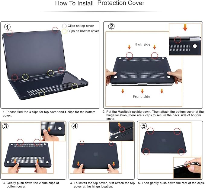 Case Cover for MacBook Pro 14 inch 2025-2021 Release M4 M3 M2 M1 Pro/Max - Image 7