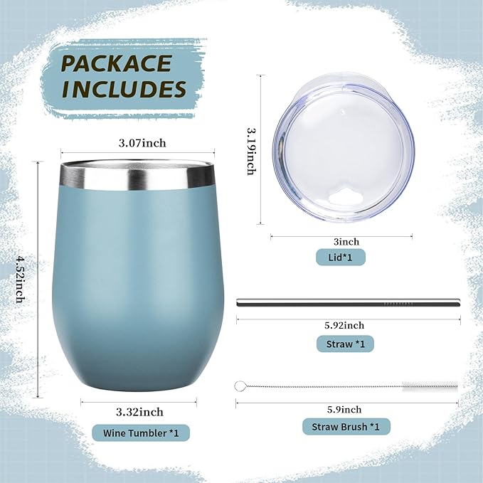 12oz Stemless Wine Tumbler - Image 3