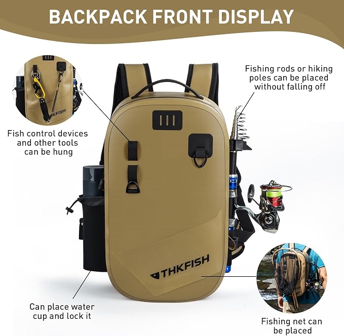 THKFISH IPX8 Waterproof Fishing Backpack - Image 2
