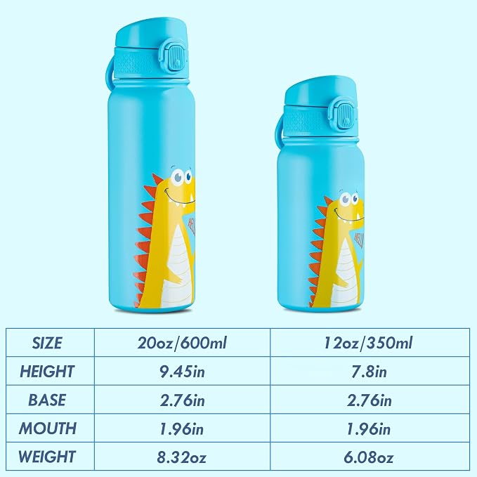 OLDLEY 20 Oz Insulated Stainless Steel Water Bottle - Image 4