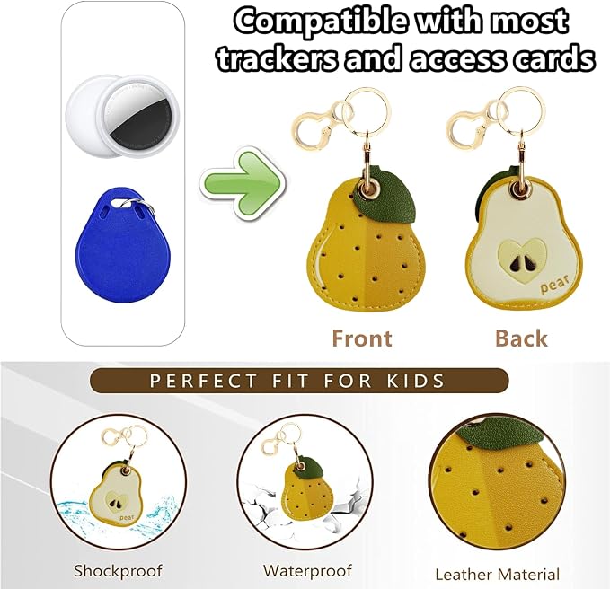 Leather Keychain Holder Case Compatible - Image 4