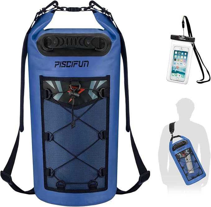 Piscifun Dry Bag, Waterproof Floating Backpack 10L/20L/30L/40L by Piscifun