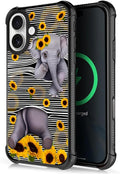 for iPhone 17 Case, for MagSafe Graphic Design for Girl Boy Soft Silicone Hard by FKBRCL4U