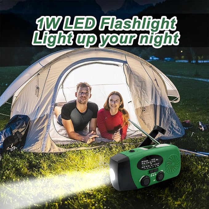 2000mAh/7400mWh Emergency Weather Radio - Image 4