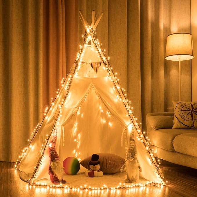 AWQ 500 LED 49ft Christmas Cluster Lights String Lights Decoration - Image 2