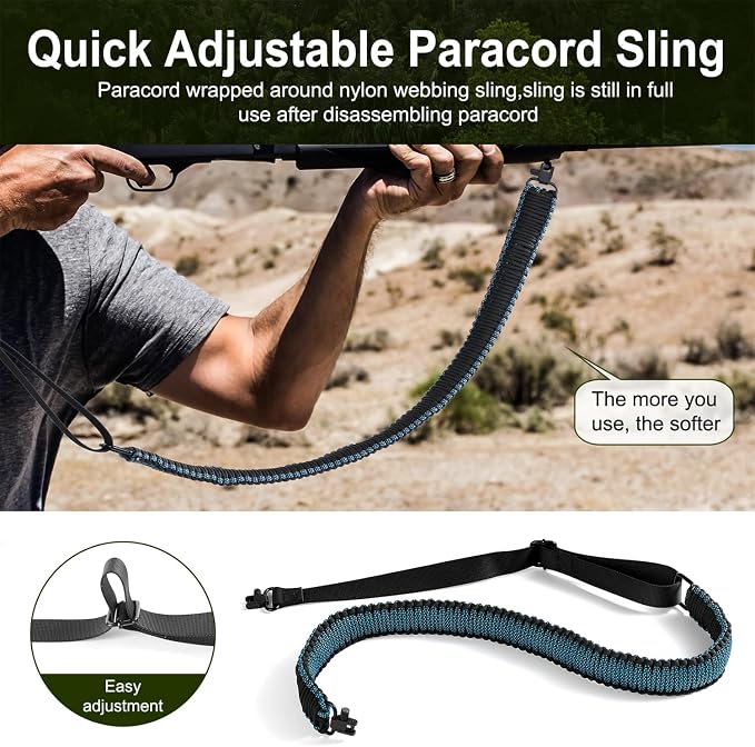 VVAAGG Two-Point Paracord Rifle Sling - Image 4