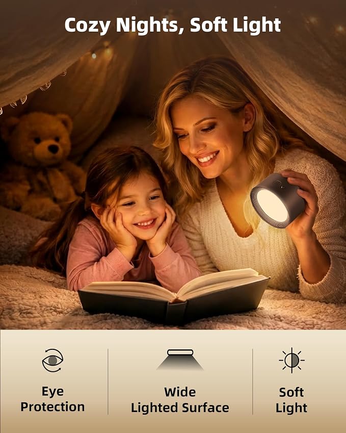 LED Wall Mounted Lights, Rechargeable Wall Sconces Lamp, 3 Color Temps & Remote - Image 4