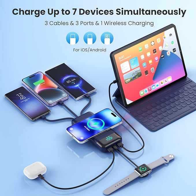 YHO Wireless Portable Charger 40800mAh - Image 3