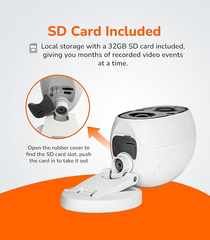 SensForge 2.5K Solar Powered Outdoor Battery Camera, Dual-Band WiFi, Free AI - Image 7