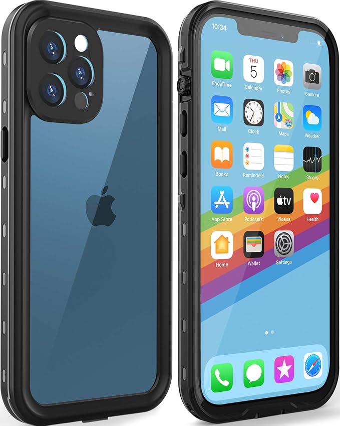 for iPhone 12 Pro Max Case Waterproof | Shockproof Dust Proof Phone Case Cover by LOVEBEIDI