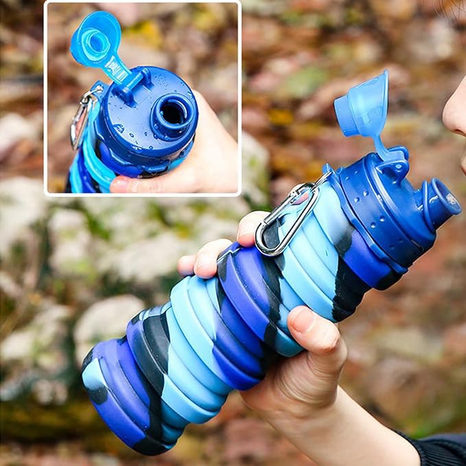 Collapsible Water Bottles Travel water bottle Sports Portable Sport Water - Image 3