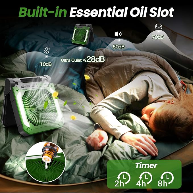 20000mAh Portable Fan Rechargeable - Image 6