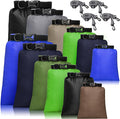 Shappy 6/12 Pcs Waterproof Dry Bags, Lightweight Outdoor Waterproof Dry Stuff by Shappy