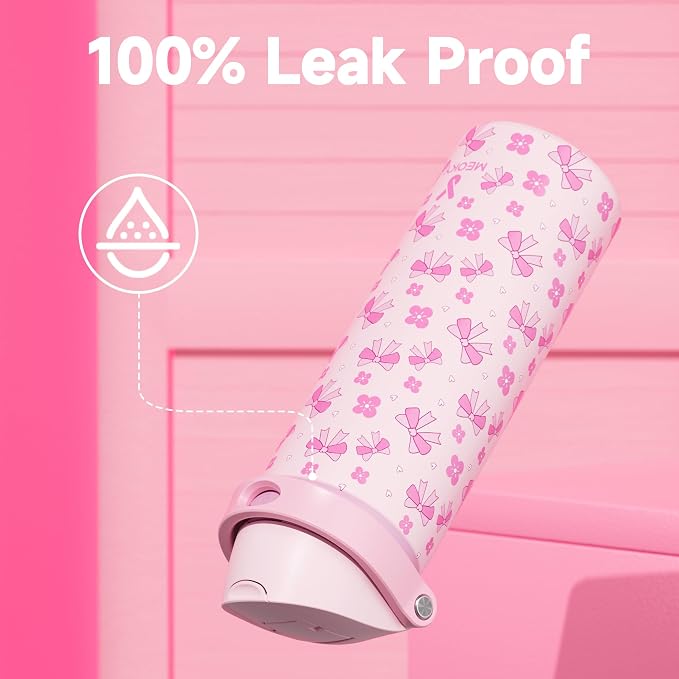 24 oz Insulated Water Bottle for Women: Meoky Stainless Steel Water Bottle - Image 5