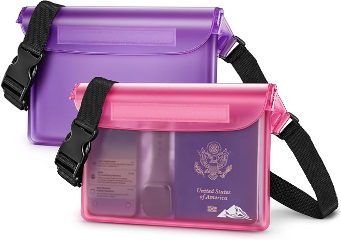 HEETA Waterproof Fanny Pack, Waterproof Pouch Dry Bag 2/3/4 Pack by HEETA