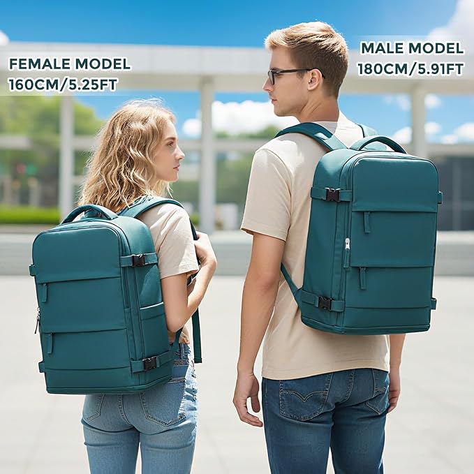 coowoz Travel Backpack For Women Men, Carry On Backpack, Hiking Backpack - Image 3