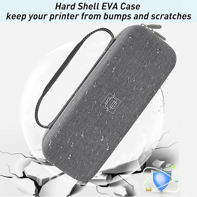 Klawdsky Hard Portable Printer Case Compatible - Image 8