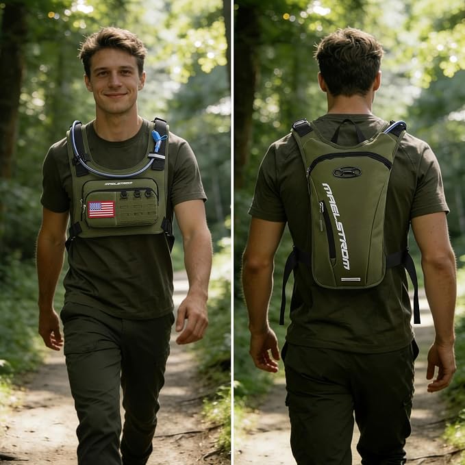 Maelstrom Running Vest, Detachable Hydration Backpack - Image 7