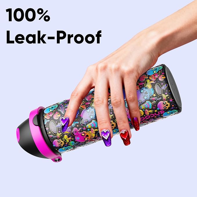 Insulated Water Bottle with Straw - Image 5