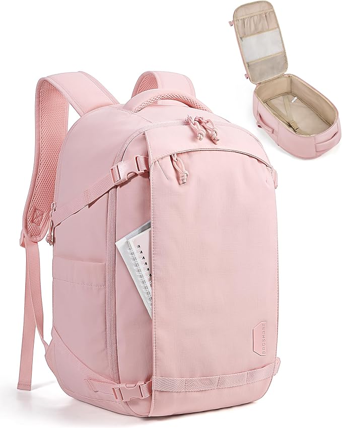 BAGSMART Travel Backpack Women, 15.6 Inch Carry On Backpack Flight Approved by BAGSMART