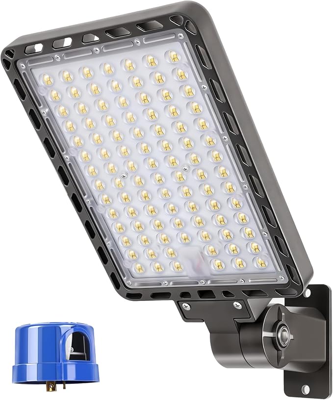 240W LED Parking Lot Light, 36000LM 5000K Adjustable Wall Mount Security Flood by BIRITALO