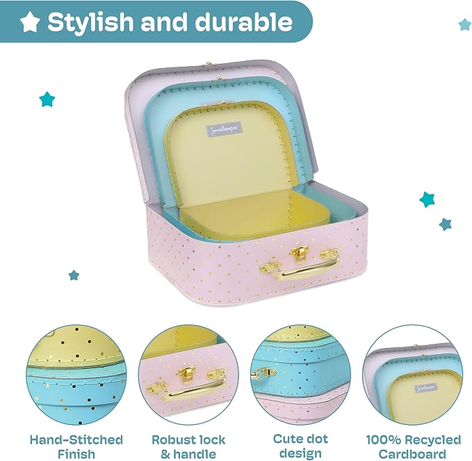 Jewelkeeper Decorative Storage Boxes Set of 3 - Image 5
