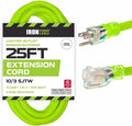 Iron Forge Cable 10 Gauge Extension Cord 25 ft, 10/3 Heavy Duty Extension Cord by IronForgeCable