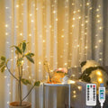 suddus Curtain Lights for Bedroom, 150 Led Hanging String Light Outdoor by SUDDUS