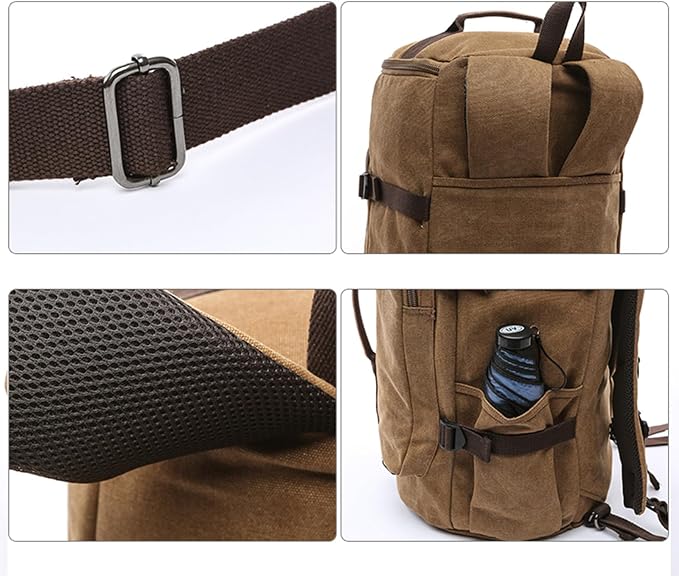 IT'SCARL Large backpack for men, Travel backpack, Carry on, Canvas big bag - Image 3
