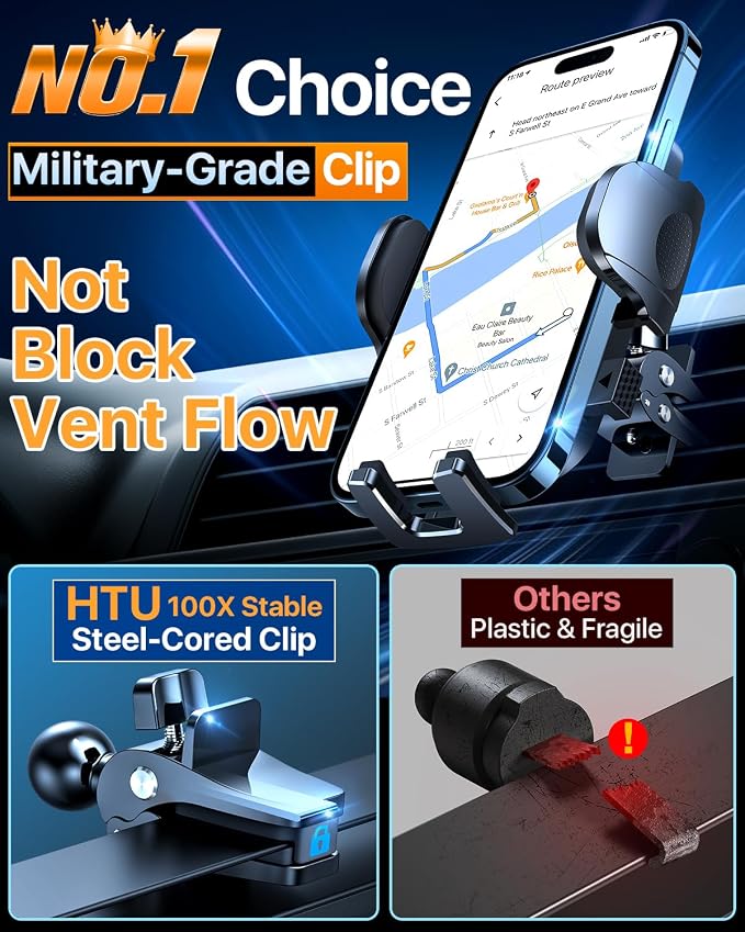 HTU 2026 Ultimate Best【True Military-Grade & Safety Cert】Car Phone - Image 8