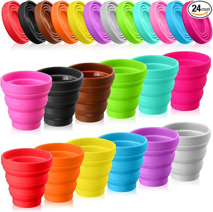Umigy Silicone Collapsible Cup Without Lids Travel Portable Foldable Cup by Umigy