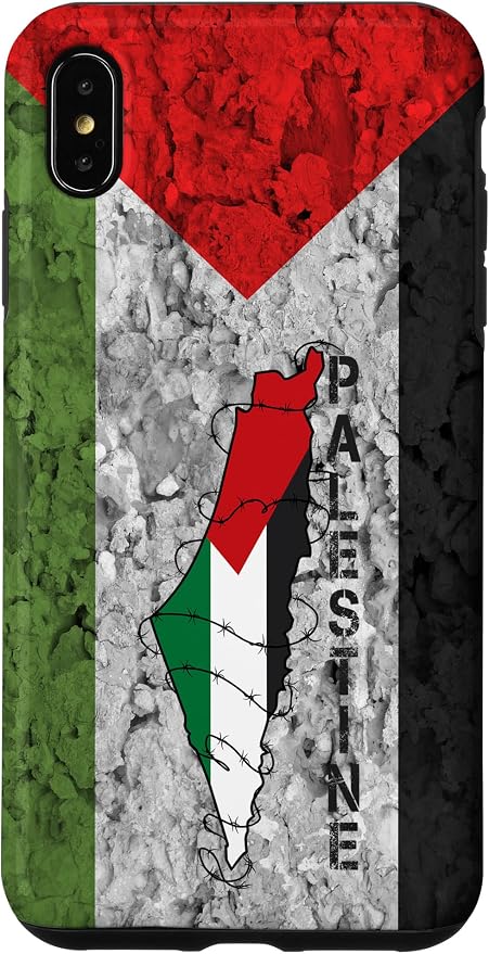 Kufiya PALESTINE Keffiyeh flag, Palestinian Map pattern Case by Unknown