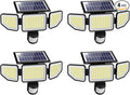 Onforu 4500LM Solar Lights Outdoor, 3 Heads Security Lights by Onforu