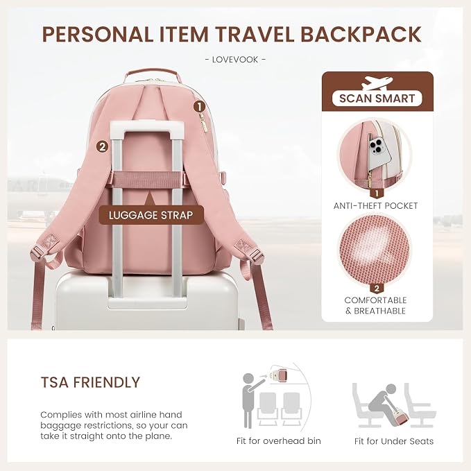 LOVEVOOK Laptop Backpack for Women - Image 6