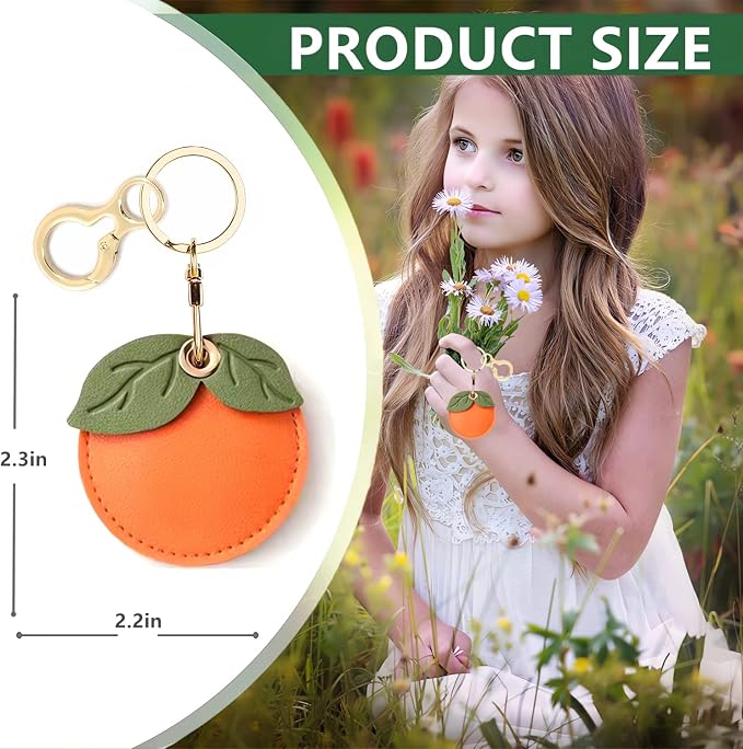 Leather Keychain Holder Case Compatible - Image 2