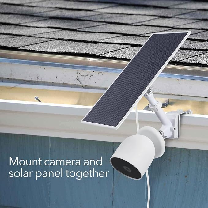 Wasserstein Gutter Mount for Google Nest Cam & Solar Panel - Image 6