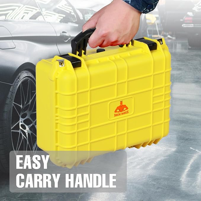 Jack Boss 16x 12.8x 6.8 Inch Hard Case, Portable Weather Waterproof Protective - Image 7