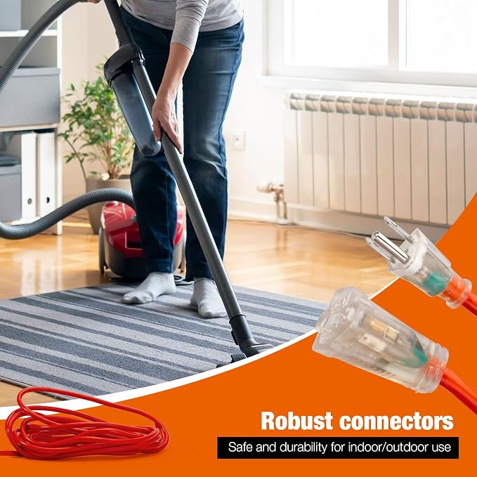 25FT Outdoor Extension Cord, Heavy Duty Extension Cord - Image 4