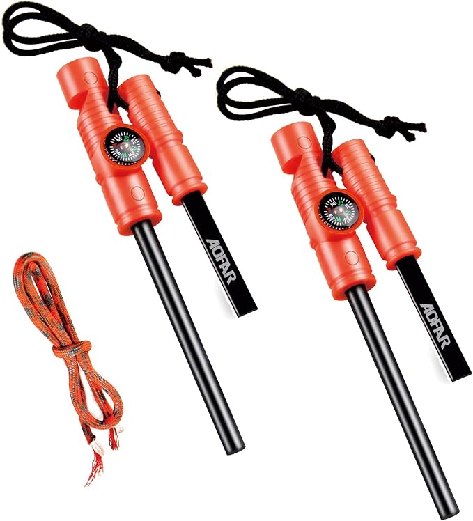 AOFAR Fire Starter AF-381/AF-381plus Fire Steel by AOFAR