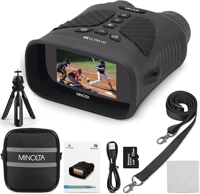 Minolta MNDM10B 10x 25 4K Night Vision Monocular - Image 2