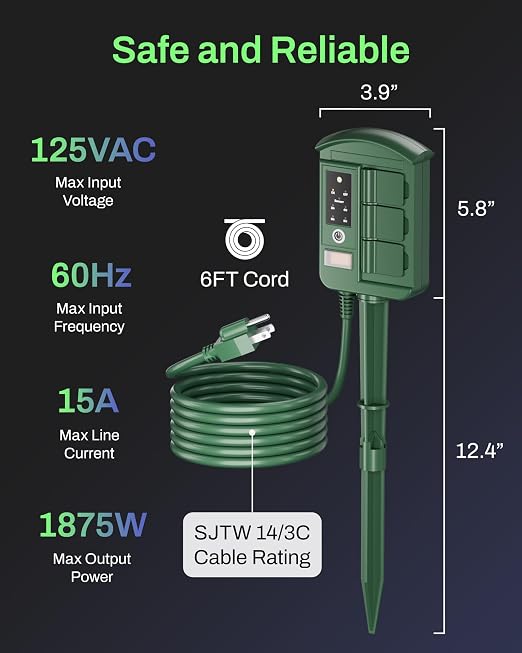 BN-LINK Outdoor Power Stake - Image 5