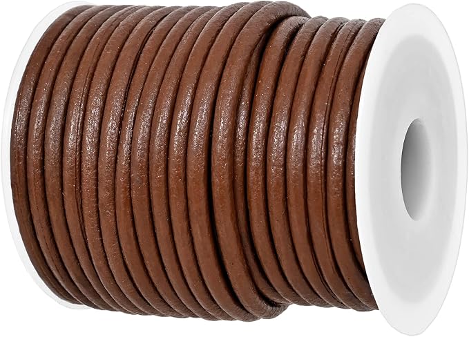 GENIQUE Real/Genuine Round Leather String Cord by GENIQUE