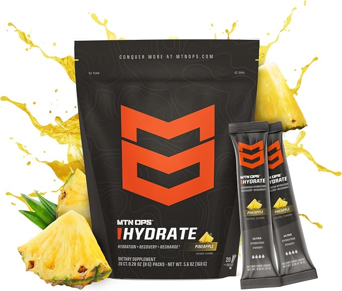 MTN OPS Hydrate Low Sugar Electrolyte Powder Drink Mix - Image 3