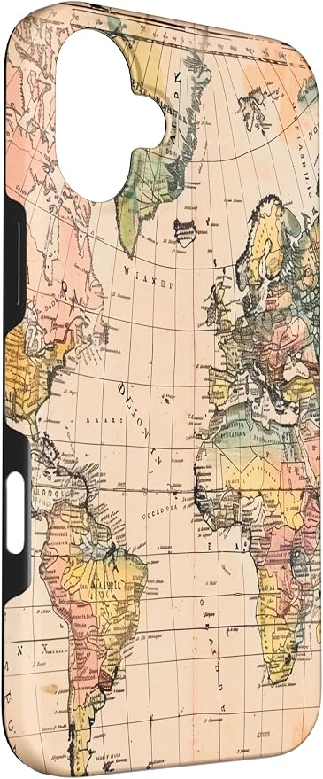 World Map, Old Map of the World Case - Image 3