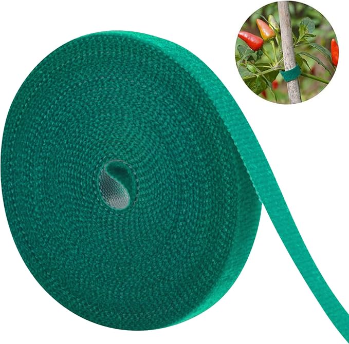 1/2inch 82ft Garden Tie Green Tape, Hitotsu Reusable Plant Tape, Nylon Plant - Image 8