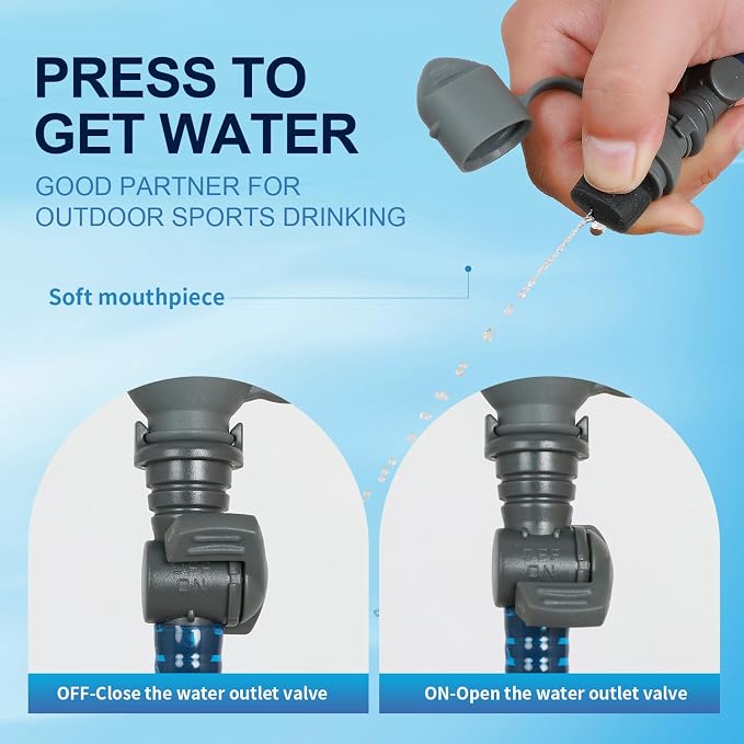 1.5L/2L/3L Hydration Bladder, INOXTO Water Bladder - Image 4