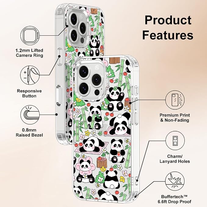 MOSNOVO for iPhone 16 Pro Max Case, Shockproof Military-Grade Protection 6.6ft - Image 6